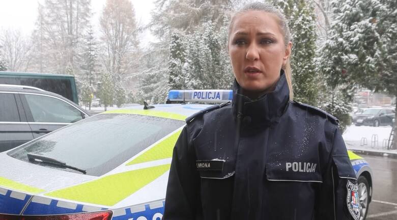 Komisarz Ewelina Wrona z zespołu prasowego Komendy Wojewódzkiej Policji w Rzeszowie