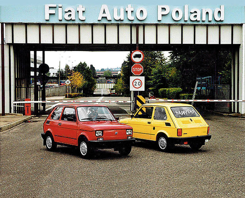 Fiat 126 elW latach 90. mały Fiat był najtańszym,nowym samochodem w Polsce.W 1994 r. wygładzono karoserię,a w 1996 r. wprowadzono katalizator.Jednak