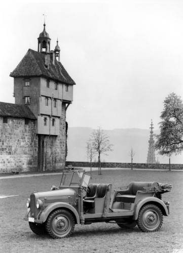 Fot. Mercedes-Benz: Wersja terenowa G5 produkowana w latach 1937- 39 dla policjantów i wojskowych wygląda dość surowo