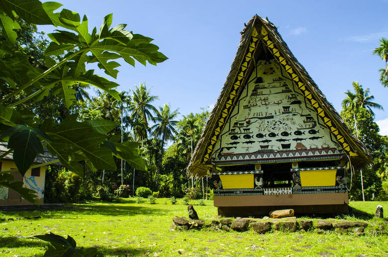 Tradycyjna chata na Palau
