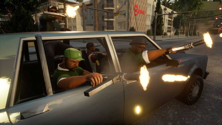 Zrzut ekranu z Grand Theft Auto The Trilogy: Definitive Edition