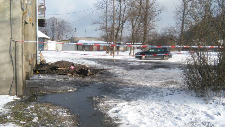 Pożar w Będzinie przy Browarnej. Jedna osoba nie żyje [ZDJĘCIA + WIDEO]