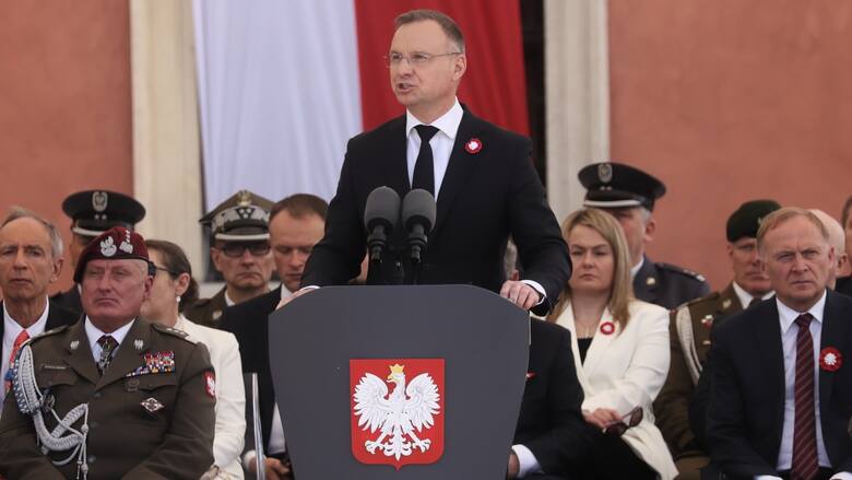 Prezydent Andrzej Duda w rocznicę uchwalenia Konstytucji 3 maja.