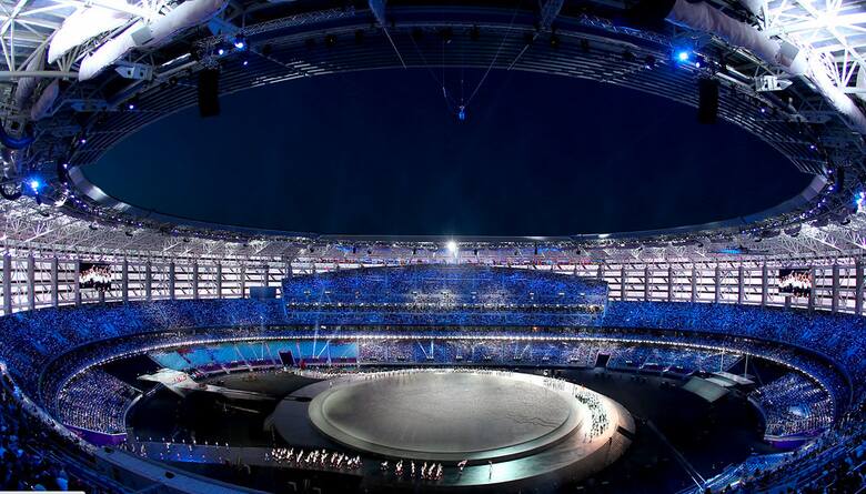 Ceremonia rozpoczęcia igrzysk europejskich w Baku.