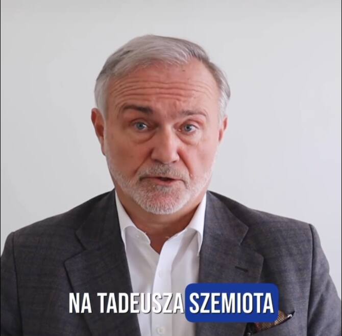 - W niedzielnych wyborach zagłosuję na Tadeusza Szemiota - powiedział Wojciech Szczurek.