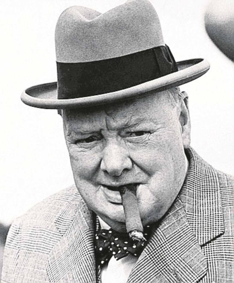 Premier Wielkiej Brytanii Winston Churchill, autor niezrealizowanego projektu desantu na Bałkanach.