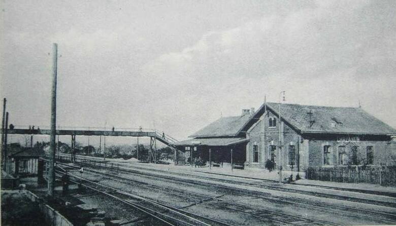 Stacja kolejowa w Chrzanowie (rok 1926)