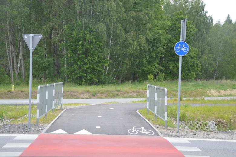 Ścieżka rowerowa wzdłuż ul. Kętrzyńskiej w Zielonej Górze