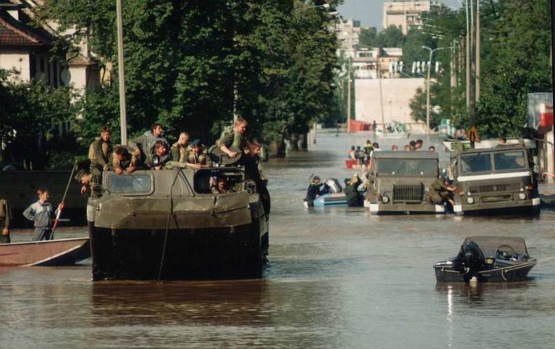 Powódź 1997 w Opolu.  (Pawel Stauffer)