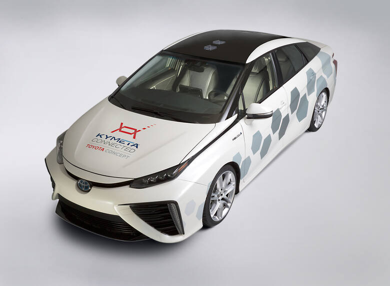 Toyota zaprezentowała na targach NAIAS 2016 w Detroit przełomowe rozwiązanie telekomunikacyjne stworzone we współpracy z firmą Kymeta. Samochód koncepcyjny