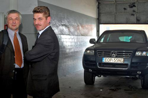 Autor artykułu (z lewej) i Krzysztof Supeł, który poinformował o nie przyjęciu reklamacji przez VW. Na szczęście nastąpiła nieoczekiwana zmiana stanowiska