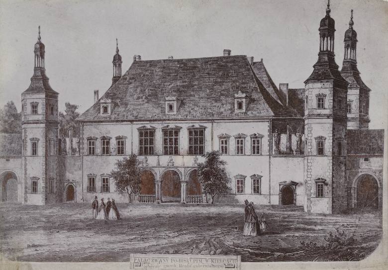 Pałac Biskupów Krakowskich w połowie XIX wieku, Zbiory Muzeum Narodowego w Kielcach