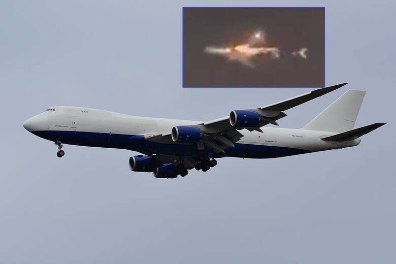 Samolot transportowy Boeing 747-8 musiał awaryjnie lądować na lotnisku Miami. Powodem była awaria silnika, który miał się zapalić.
