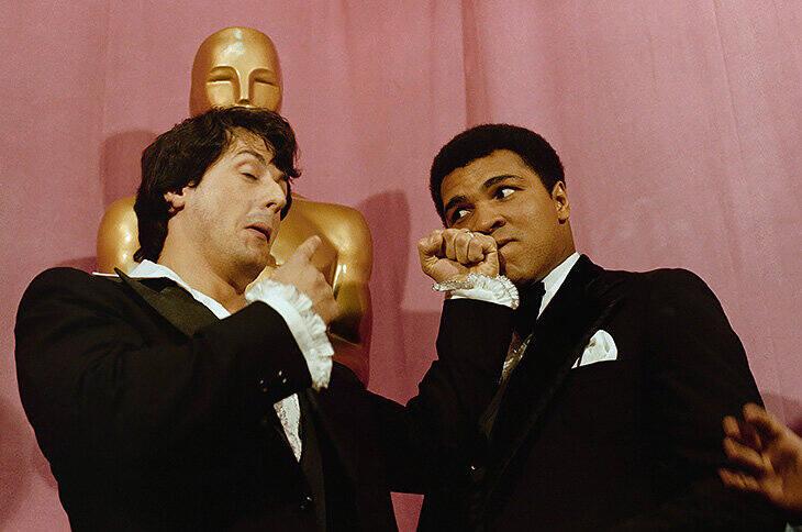 Sylvester Stallone i Muhammad Ali w Kodak Theatre