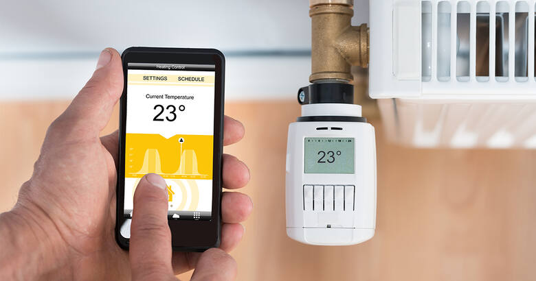Nowoczesne termostaty grzejnikowe umożliwiają precyzyjne określenie oczekiwanej temperatury w pomieszczeniach.