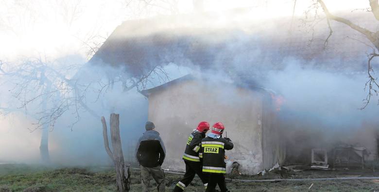 Akcja gaszenia domu w Zielonej Górze przy ul. Odrzańskiej