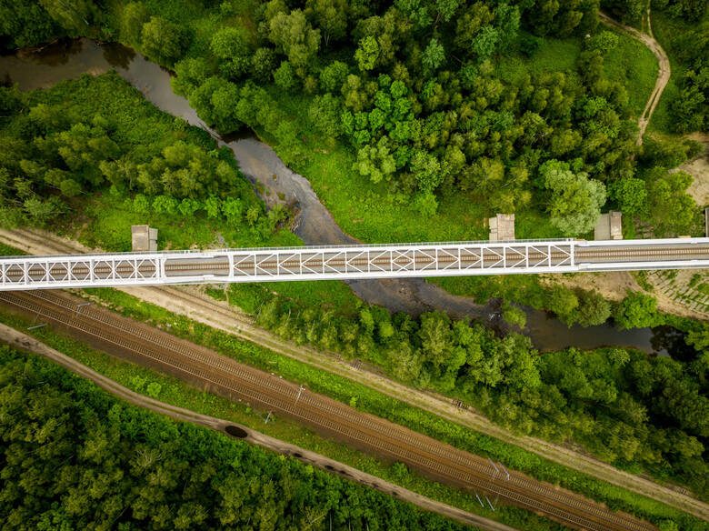 300-metrowy most kolejowy w Jaworznie