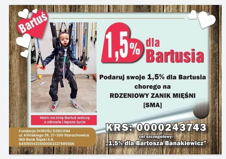 Bartuś Banakiewicz ze Starachowic choruje na rdzeniowy zanik mięśni. Lekarze nie dawali mu szans, a on ciągle walczy. Mamy film i zdjęcia