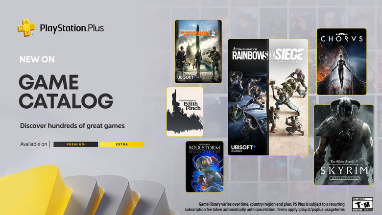 PS Plus Extra i Premium na listopad. 20 nowych tytułów w ofercie