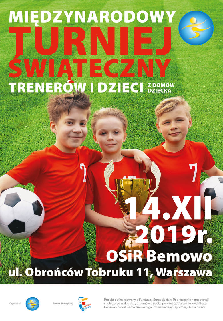 Międzynarodowa piłkarska Gwiazdka w Warszawie! 14 grudnia odbędzie się turniej świąteczny