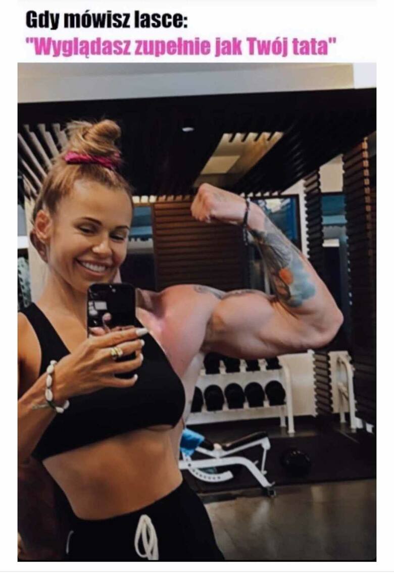 Piosenkarka dodała kilka dni temu zdjęcie na Instagramie, na którym pozuje z umięśnioną ręką Dariusza na siłowni