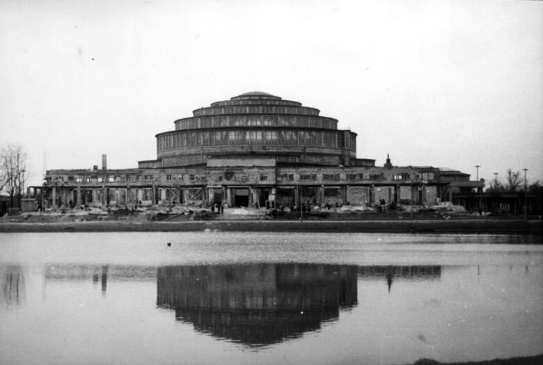 Odbudowa Hali Ludowej w 1948 roku