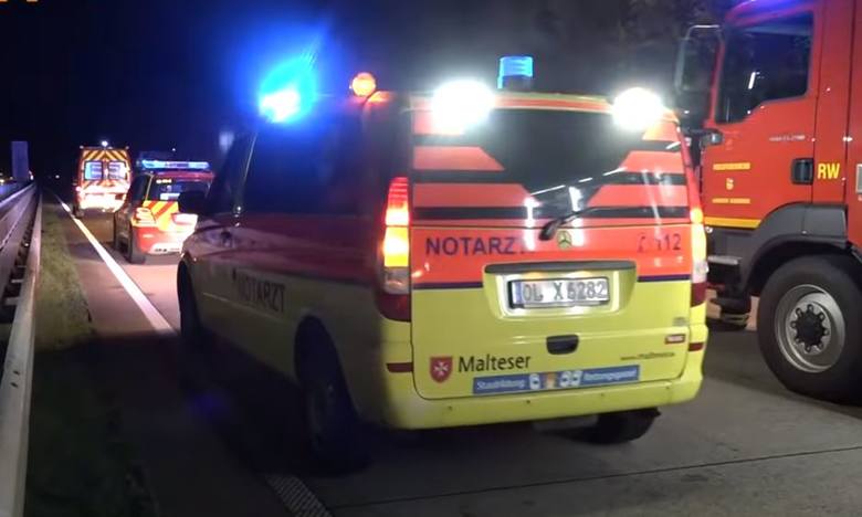 Potworny wypadek Polaków na autostradzie A1 w Niemczech