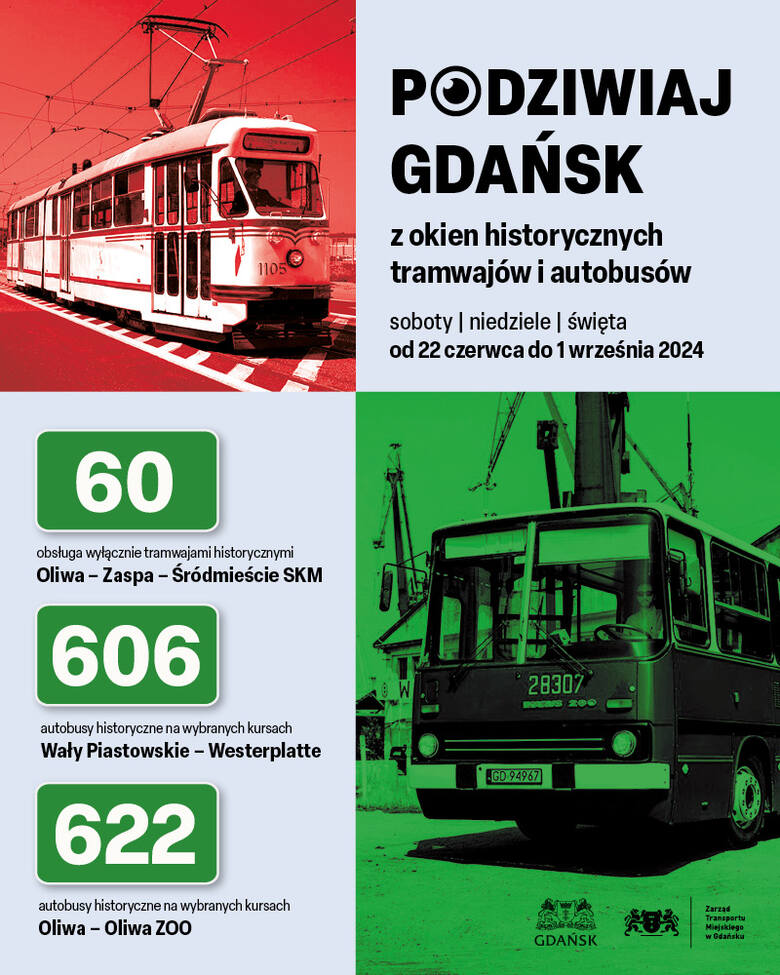 Nowe linie sezonowe w Gdańsku. Pojawią się historyczne tramwaje i autobusy!