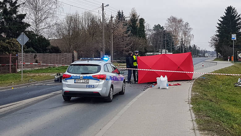 Śmiertelny wypadek w Konstantynowie Łódzkim. Samochód