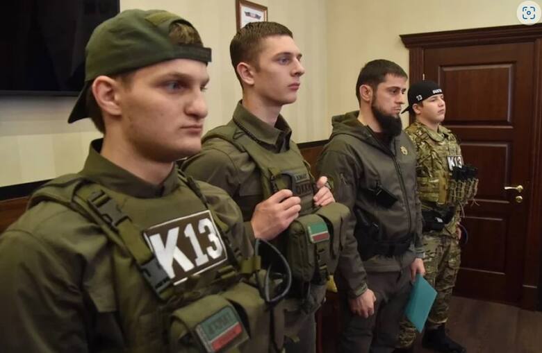 Synowie Ramzana Kadyrowa "na wojnie". Donieck, w marcu br.