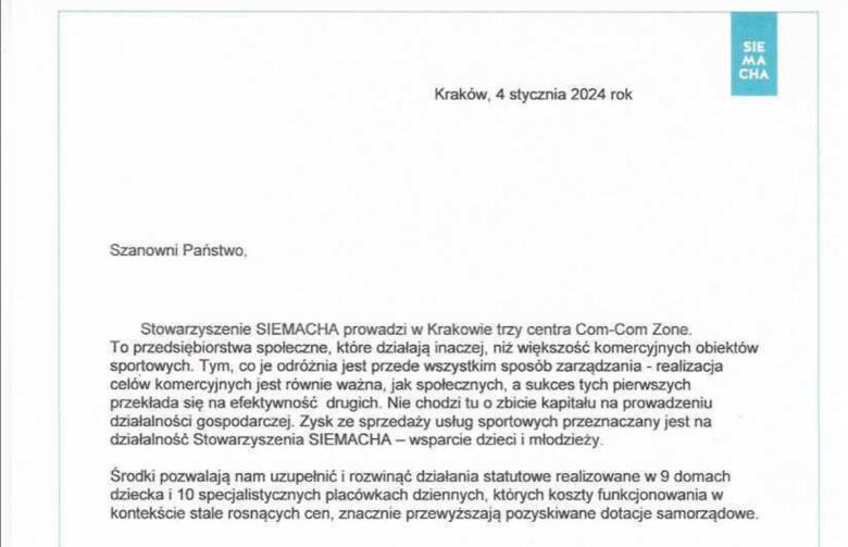 Kraków. Kosmiczna podwyżka na basenie w Com Com Zone - list czytelnika