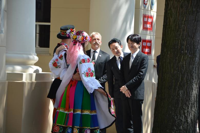 Książę Akishino, następca cesarskiego tronu w Japonii przyjechał do Łowicza [ZDJĘCIA]