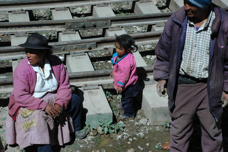 Nieczynna stacja kolejowa w Huancavelica.