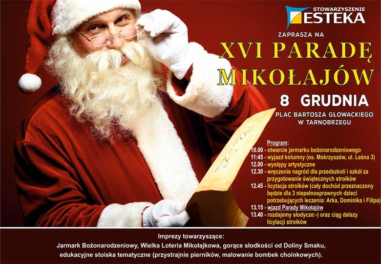 XVI Parada Mikołajów i jarmark bożonarodzeniowy w Tarnobrzegu. Jakie będą atrakcje?