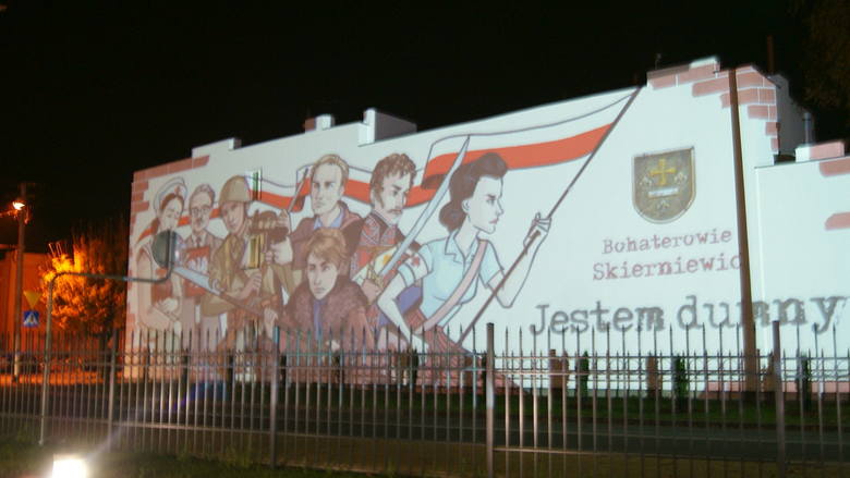 Obok Muzeum Historycznego Skierniewic powstanie mural „Jestem dumny" [ZDJĘCIA]