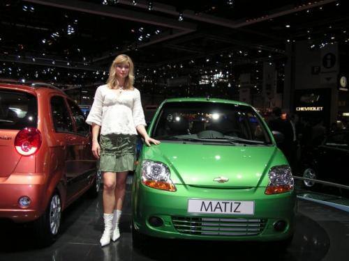 Fot. Ryszard Polit: Chevrolet Matiz nie przyciągał tłumów.