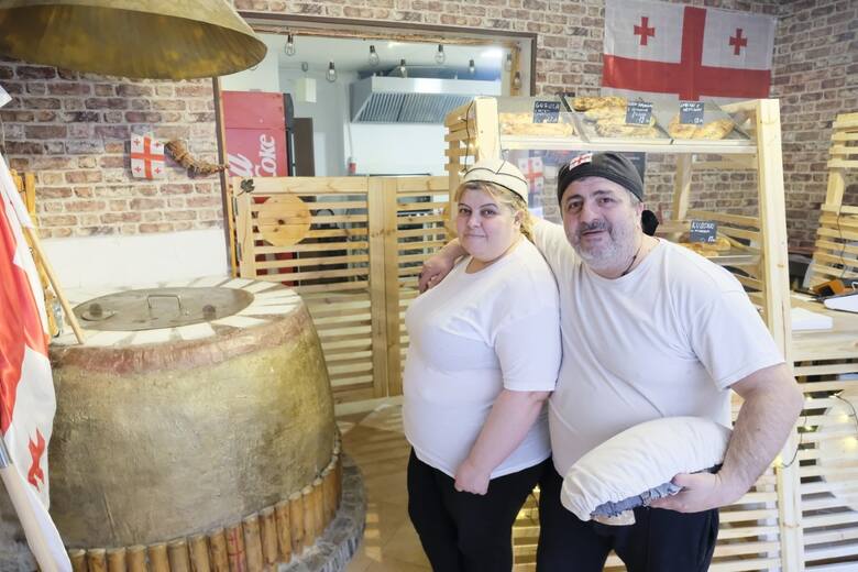 Gruzińskie rękodzieło w Toruniu! Pomogli piekarze Dawid i Angela z "Nazuki" na starówce