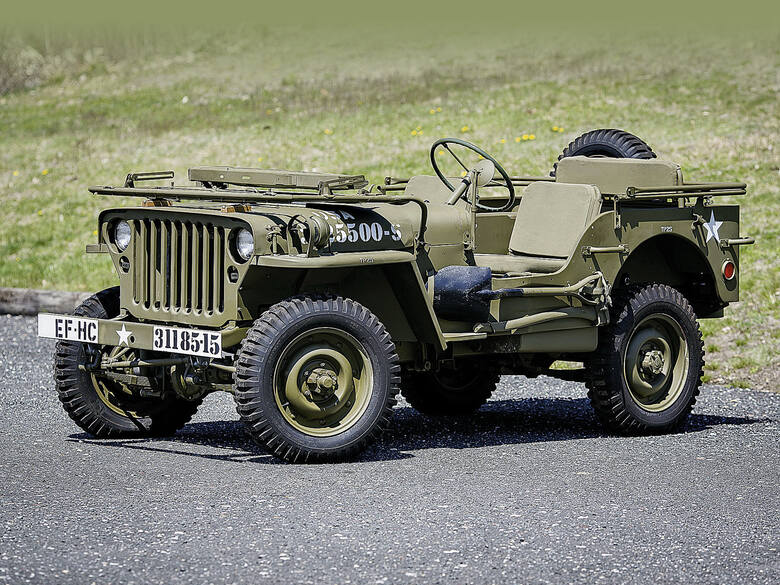 Willys/JeepLata produkcji: 1941-45Liczba egzemplarzy: 639 235  / Fot. Willys