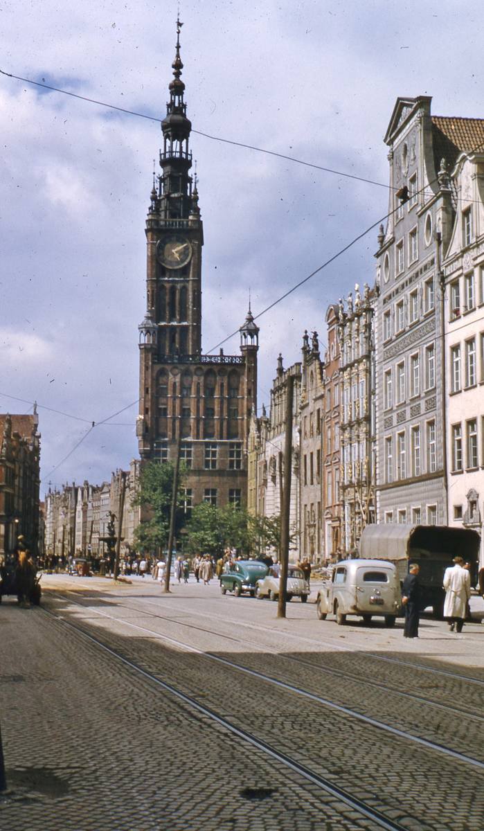 Margueritte z "Do widzenia, do jutra" i jej Gdańsk na kolorowych fotografiach z lat 50-tych
