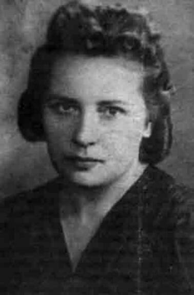 Maria Mirecka w młodości.