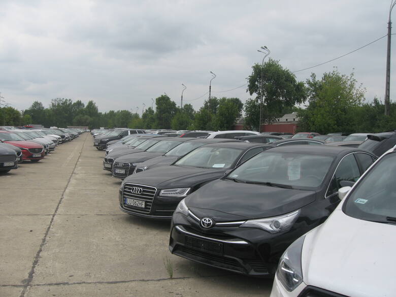 Auto-Auto w swoim Miasteczku Samochodowym przy ul. Ordona 2A ma mniej więcej tyle przeznaczonych do sprzedaży pojazdów, co kiedyś przyjeżdżało na giełdę.