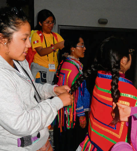 Peruwianki w pełnej krasie, jeszcze tylko fryzura