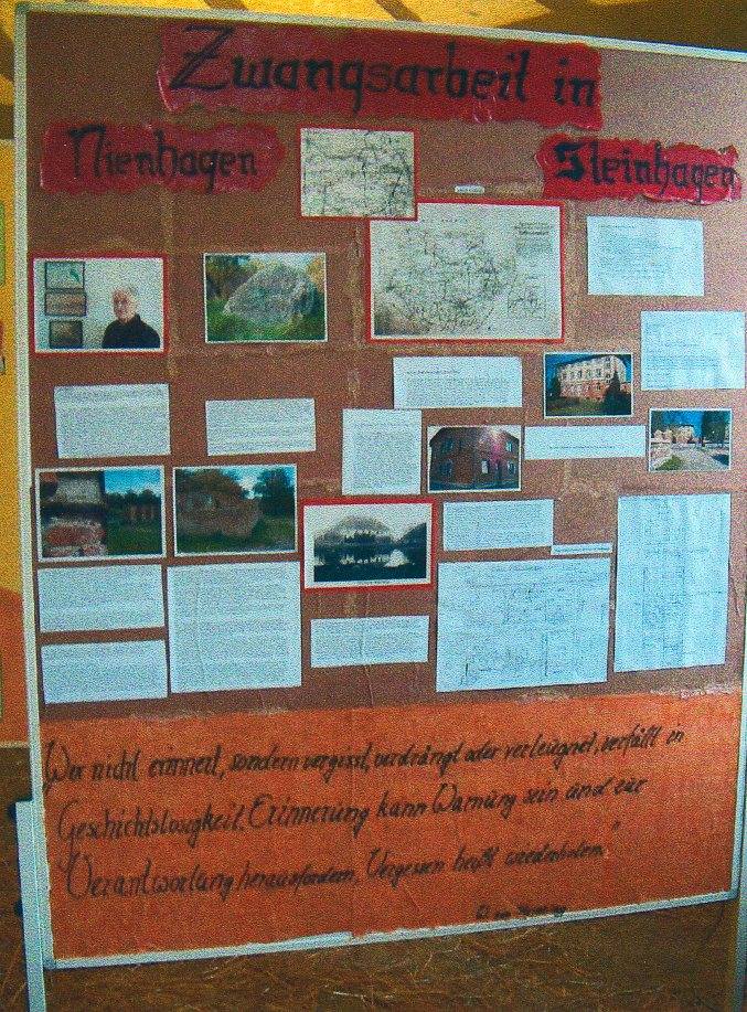 Wystawa zorganizowana przez uczniów niemieckiego gimnazjum, na której znalazły się również  wspomnienia Skiermańskiej