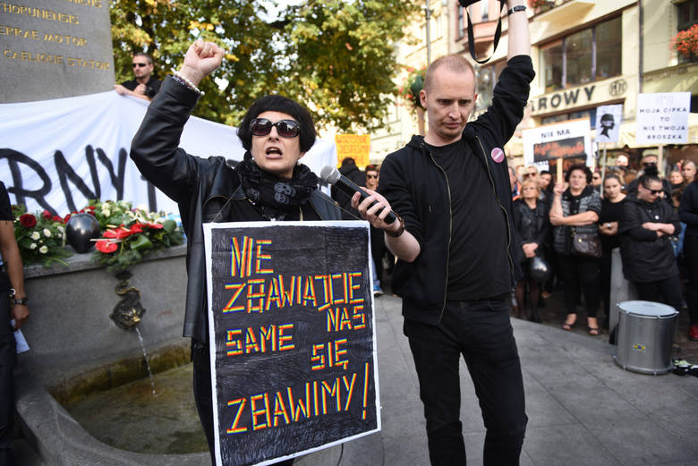Tak przebiegał Czarny Protest w Toruniu.