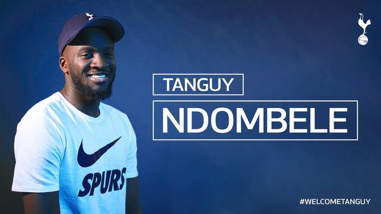 Tanguy Ndombélé - mocny strzał "Kogutów"