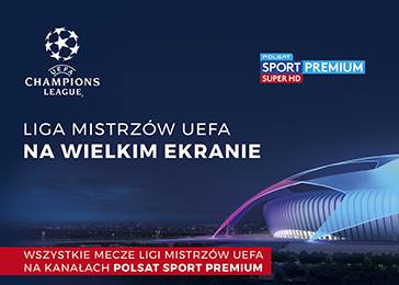 Liga Mistrzów UEFA na ekranie bydgoskiego 