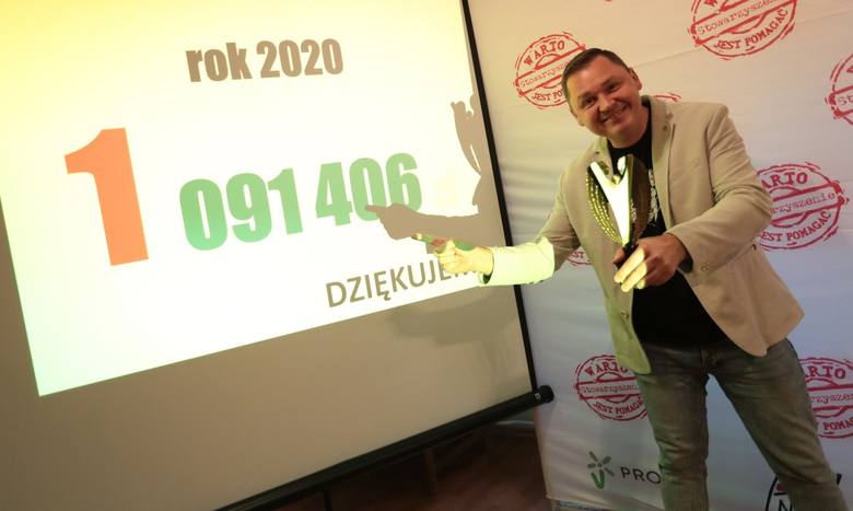 Grzegorz Hryniewicz Prezes Stowarzyszenia „Warto jest pomagać” dziękuję za ogromne wsparcie dla ponad 200 podopiecznych.