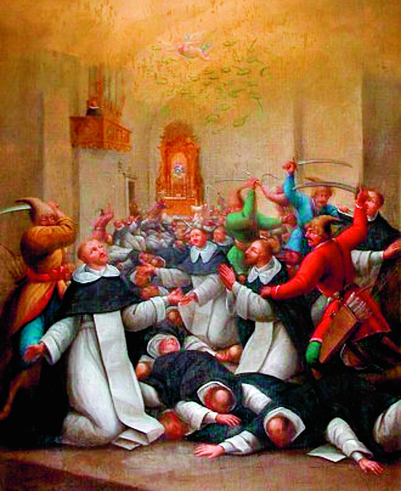Błogosławieni Sadok i 48 Dominikańskich Towarzyszy Męczenników - mieli w 1260 r. zginąć w Sandomierzu z rąk Tatarów