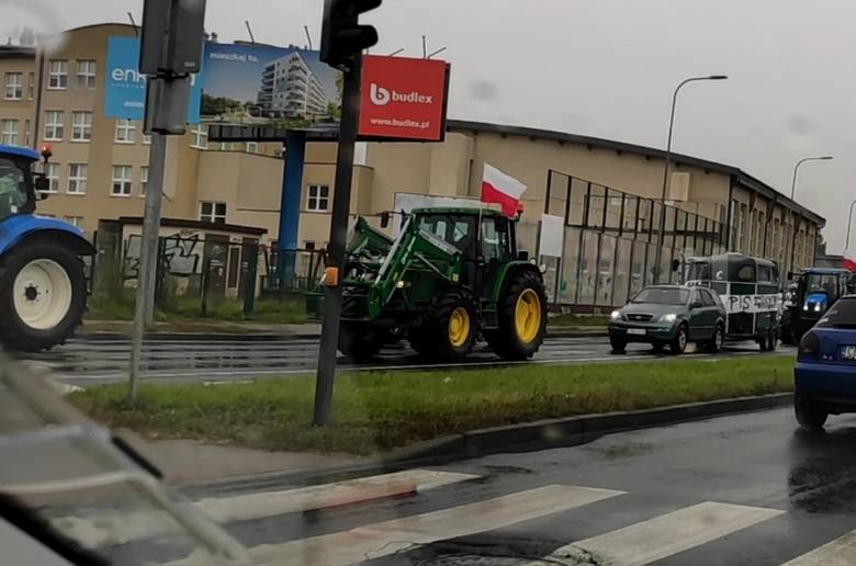 Protest rolników w Bydgoszczy.