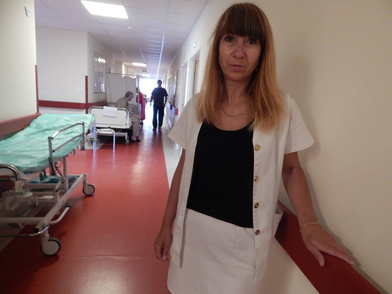 Małgorzata Sidor, pielęgniarka gorzowskiego szpitala